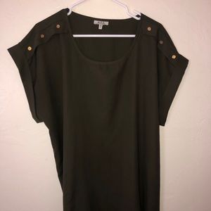 Olive green blouse